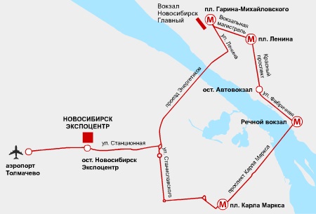 «Как добраться до «Новосибирск Экспоцентр»»